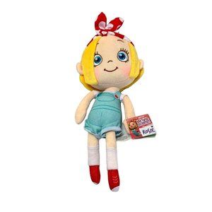 New Ada Twist Scientist Rose Plush Doll Stuffed Toy 11 in Tall Girl Blonde